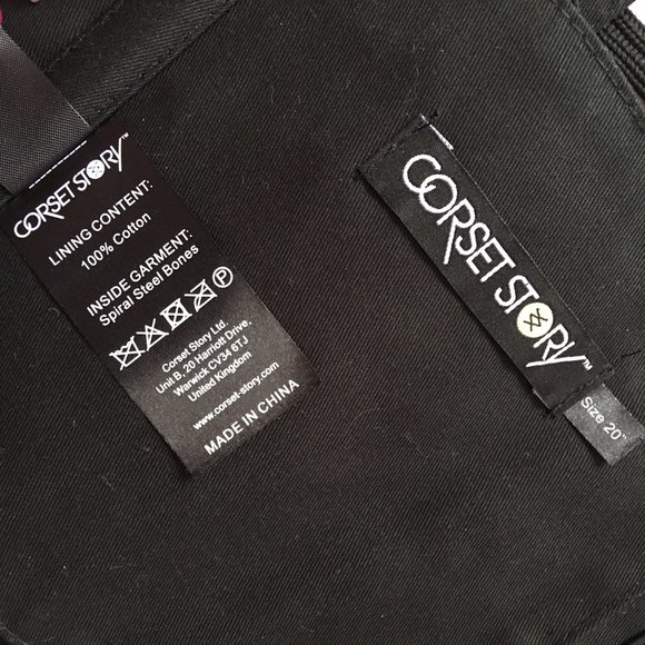 Corset Story Black Mesh Waspie Corset - Picture 3 of 4